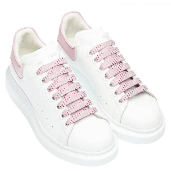 Giày Alexander McQueen Wmns Oversized Sneaker 'White Pink' 621056-WHXMT-9377 - Ảnh 4