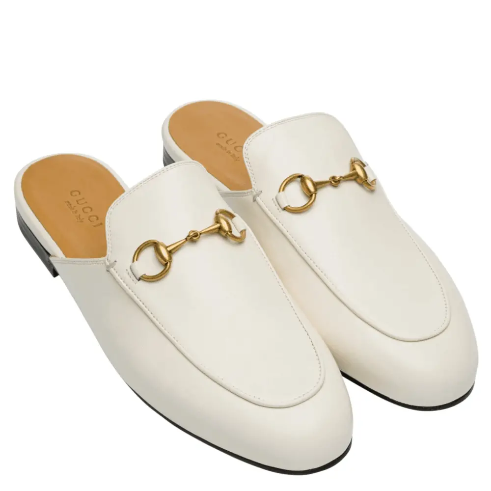 Giày Gucci Princetown Leather Slipper 423513-C9D00-9022 - Ảnh 3