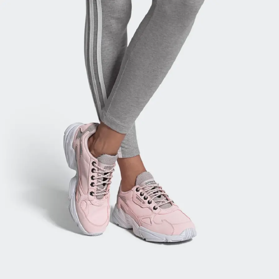 Alternative view of Giày Adidas Originals Falcon Sneakers 'Pink White' FV4660