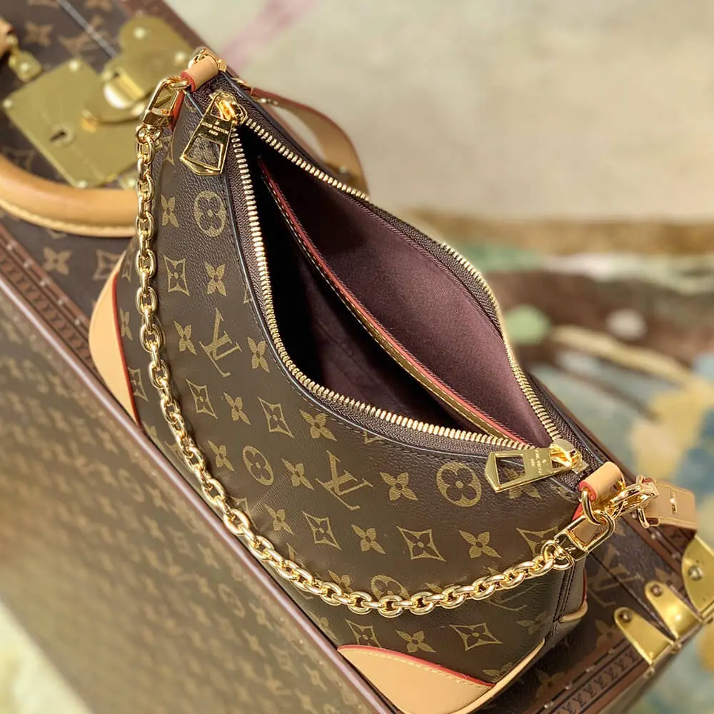 Túi Louis Vuitton Boulogne Monogram Canvas Brown Bag M45832 - Ảnh 3