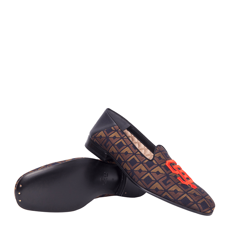 Giày Gucci Men's Loafers Brown 548891-90310-4095 - Ảnh 4