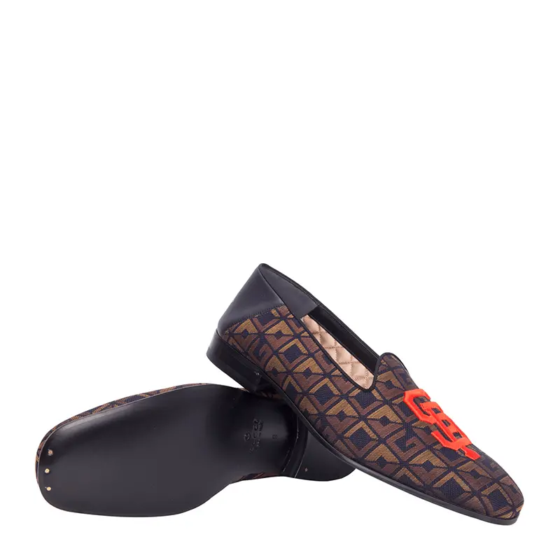 Giày Gucci Men's Loafers Brown 548891-90310-4095 - Ảnh 4
