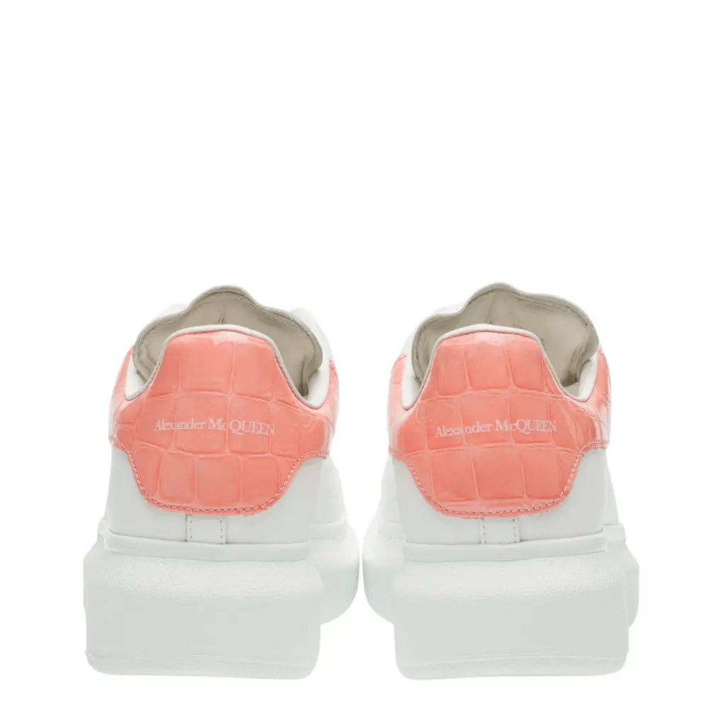 Giày Alexander McQueen Oversized Patent Pink Embossed Croco (W) 553770-WIAF8-9414 - Ảnh 4