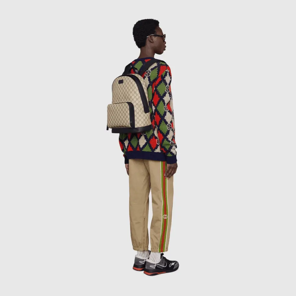 Balo Gucci GG Supreme Backpack 406370 KLQAX 9772 - Ảnh 7