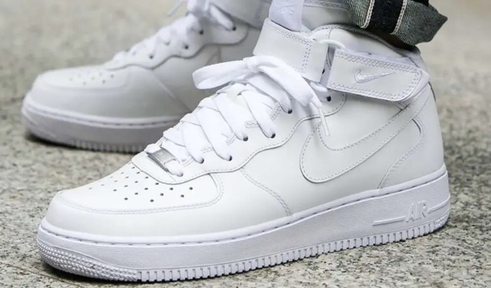 Alternative view of Giày Nike Air Force 1 Mid '07 'Triple White' CW2289-111