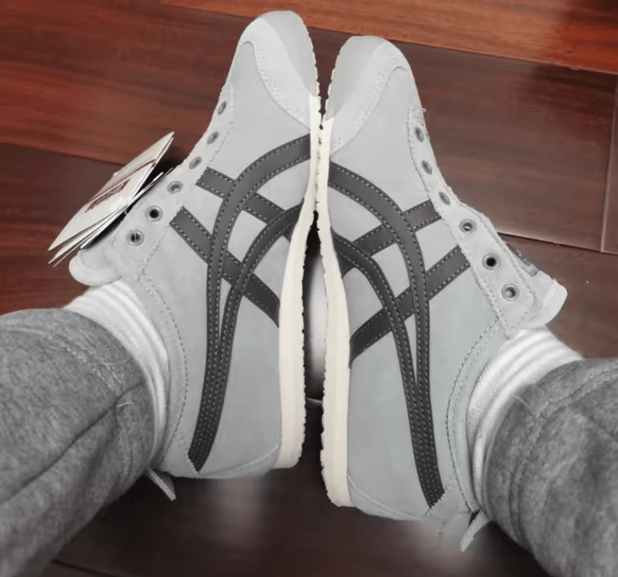 Giày Onitsuka Tiger Mexico 66 'Slip On Grey' 1183A438-020 - Ảnh 2