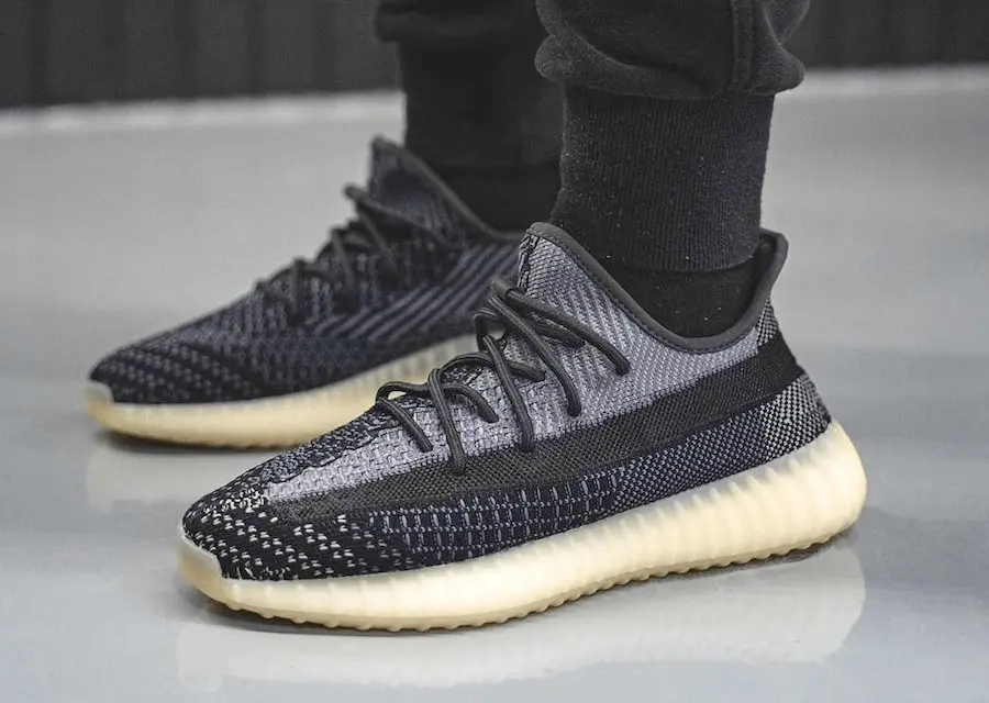 Alternative view of Giày Adidas Yeezy Boost 350 V2 'Carbon' FZ5000