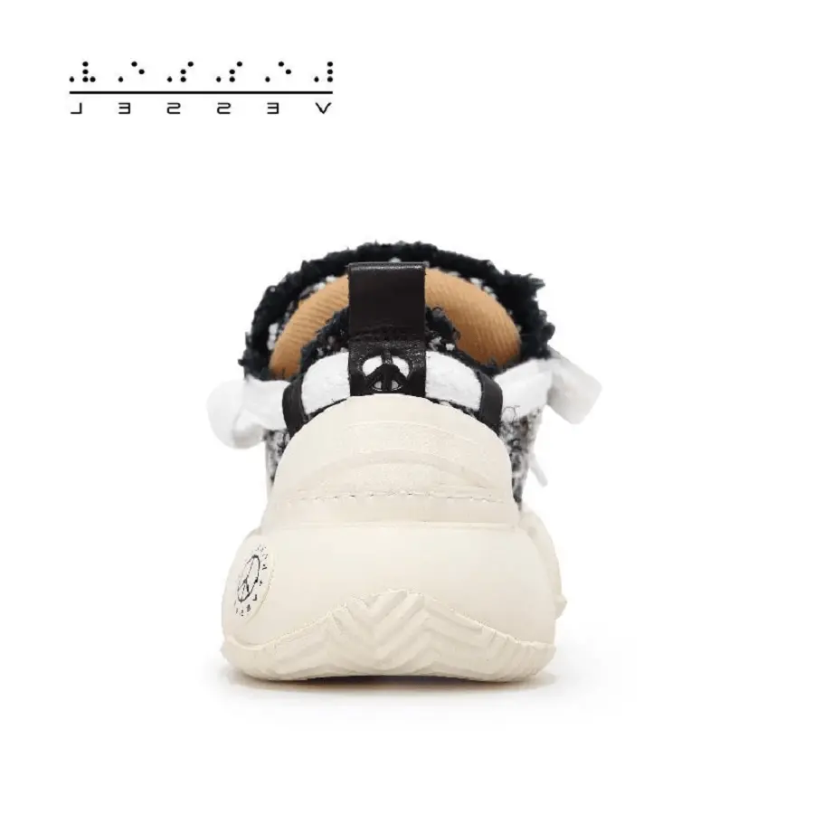 Giày xVESSEL G.O.P. 2.0 MARSHMALLOW Lows 'Black Tweed' - Ảnh 4