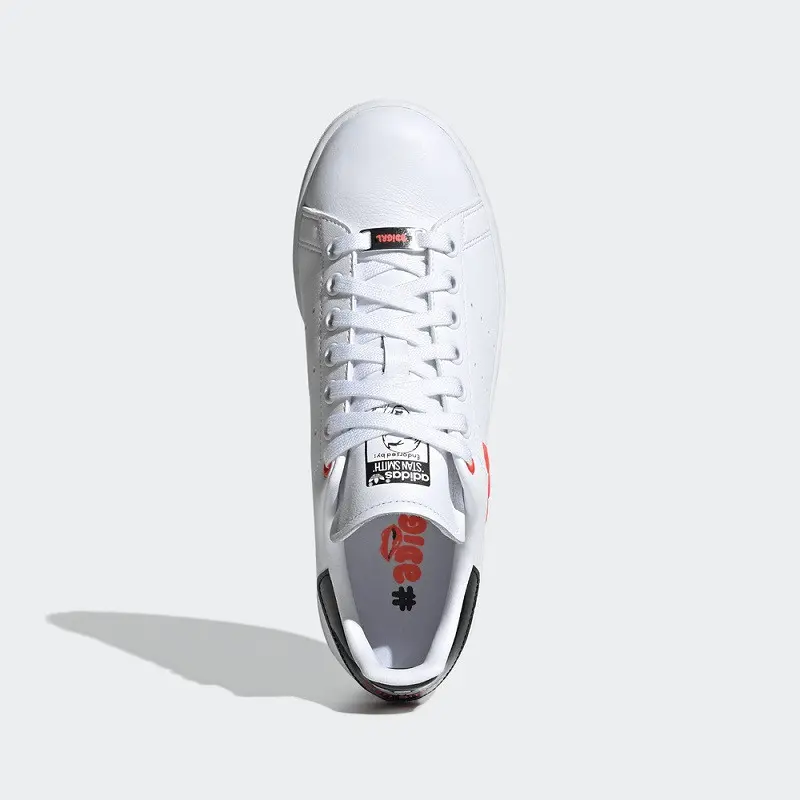 Giày Adidas Stan Smith Triple Lip FY0265 - Ảnh 4