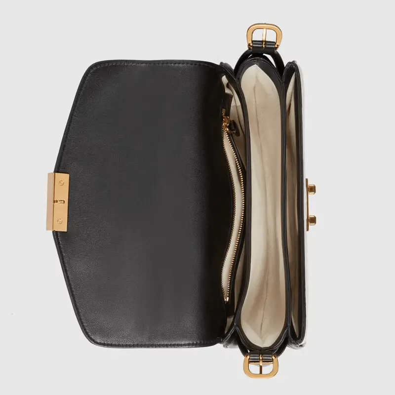 Alternative view of Túi Gucci Medium GG Shoulder White GG Leather 675778-UD9AX-9099