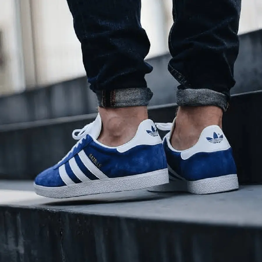 Giày Adidas Gazelle Collegiate 'Royal White' S76227 - Ảnh 4
