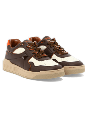 Alternative view of Giày Valentino Garavani ONE STUD Low-Top Sneaker in Nappa Leather 1Y2S0E71CWA6SH