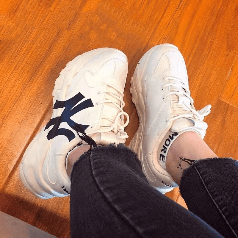 Giày MLB Big Ball Chunky 'White Black' 32SHC1111-50B - Ảnh 8