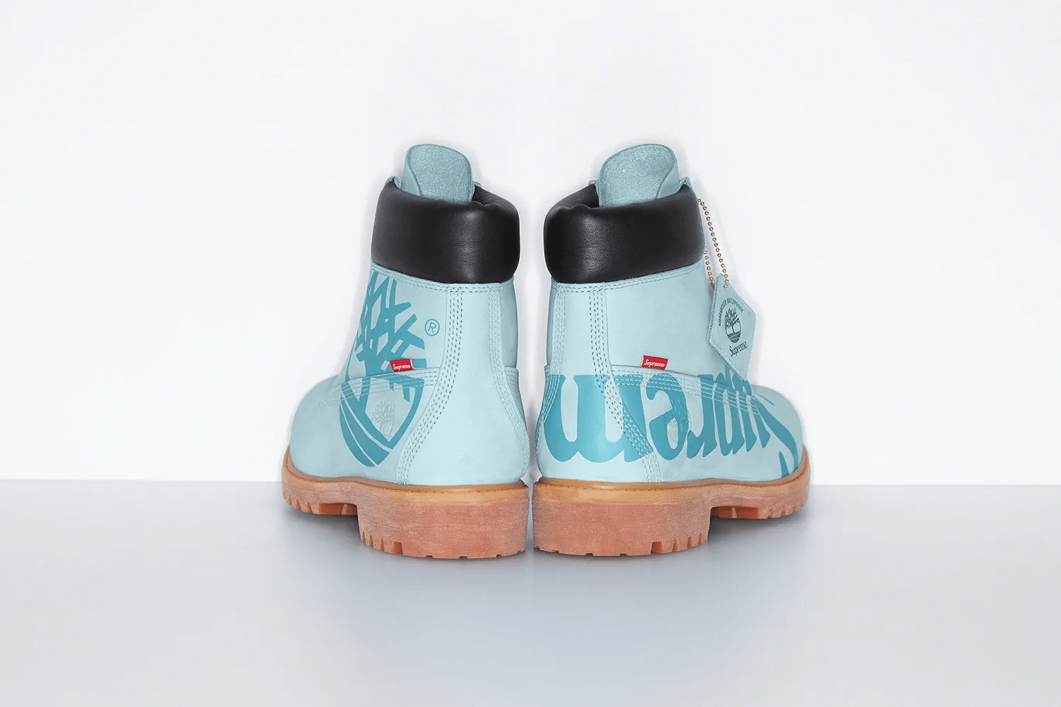Giày Timberland Supreme x 6 Inch Premium Boot 'Big Logo Light Blue' - Ảnh 5