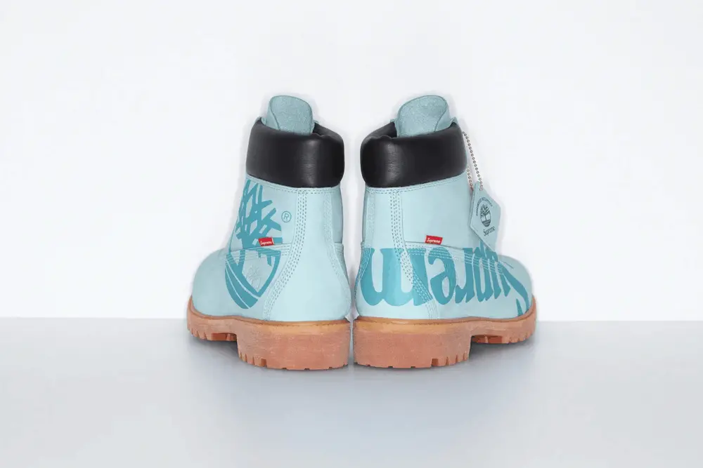 Giày Timberland Supreme x 6 Inch Premium Boot 'Big Logo Light Blue' - Ảnh 5
