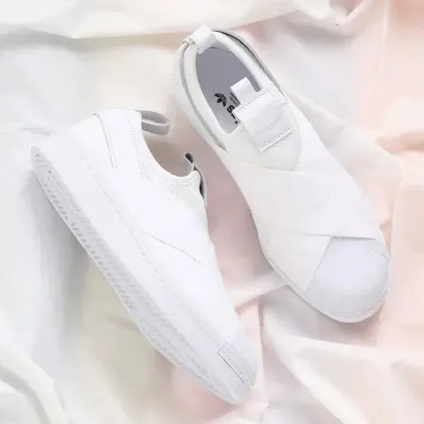Giày Adidas Wmns Superstar Slip-On 'Cloud White' CQ2381 - Ảnh 6