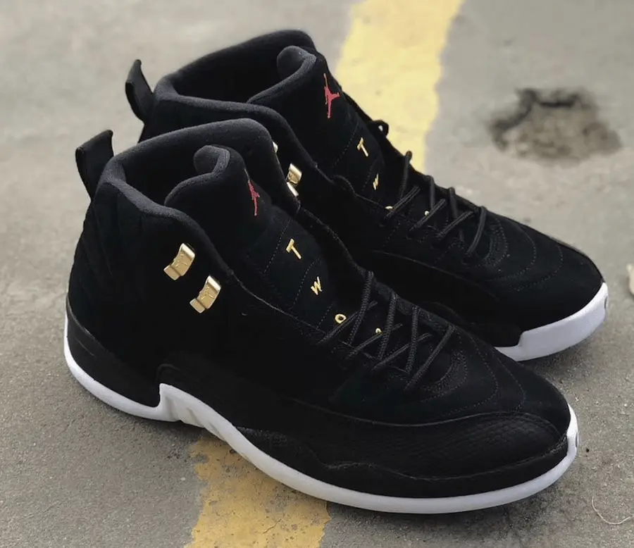 Giày Nike Air Jordan 12 Retro GS 'Reverse Taxi' 153265-017 - Ảnh 3