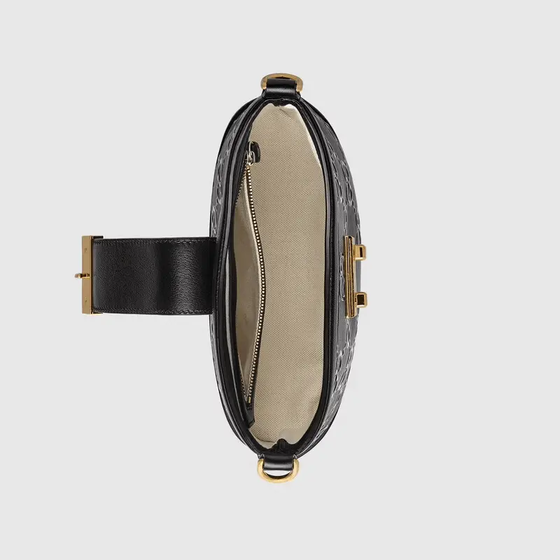Alternative view of Túi Gucci Small GG Shoulder Black Leather 675788-UD9AG-1000