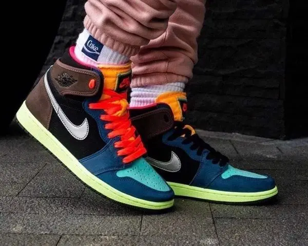 Giày Nike Jordan 1 Retro High Tokyo Bio Hack GS 575441-201 - Ảnh 4
