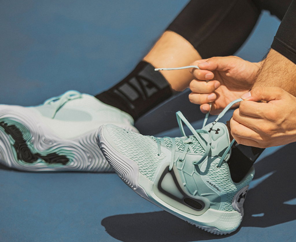 Giày Under Armour Spawn 2 'Light Blue Mint' 3022626-404 - Ảnh 3