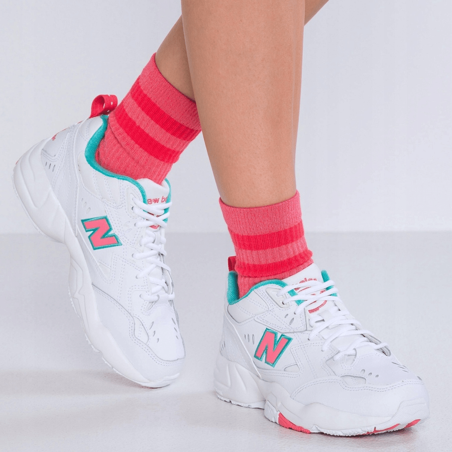 Giày New Balance 608 Series 'White Green' WX608WT1 - Ảnh 6
