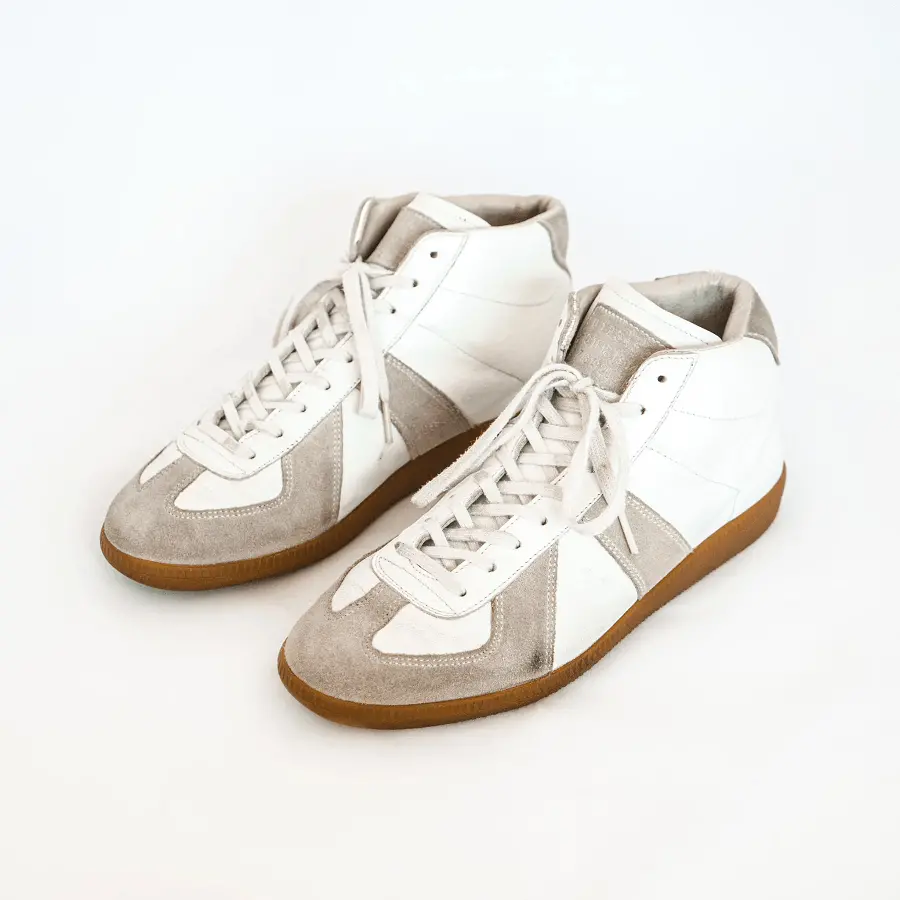 Alternative view of Giày MSIBHV Army Sneaker High Vintage 'White' 3121BM609