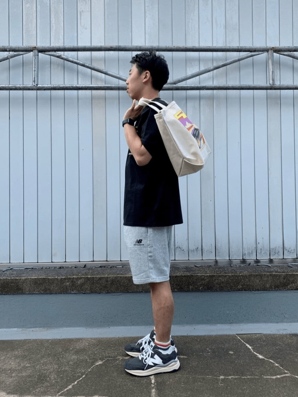 Giày New Balance 57/40 'Vintage Dark Grey White' M5740VL1 - Ảnh 4