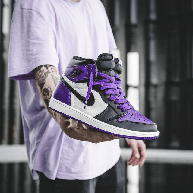 Giày Nike Air Jordan 1 Retro High OG 'Court Purple' 555088-501 - Ảnh 2