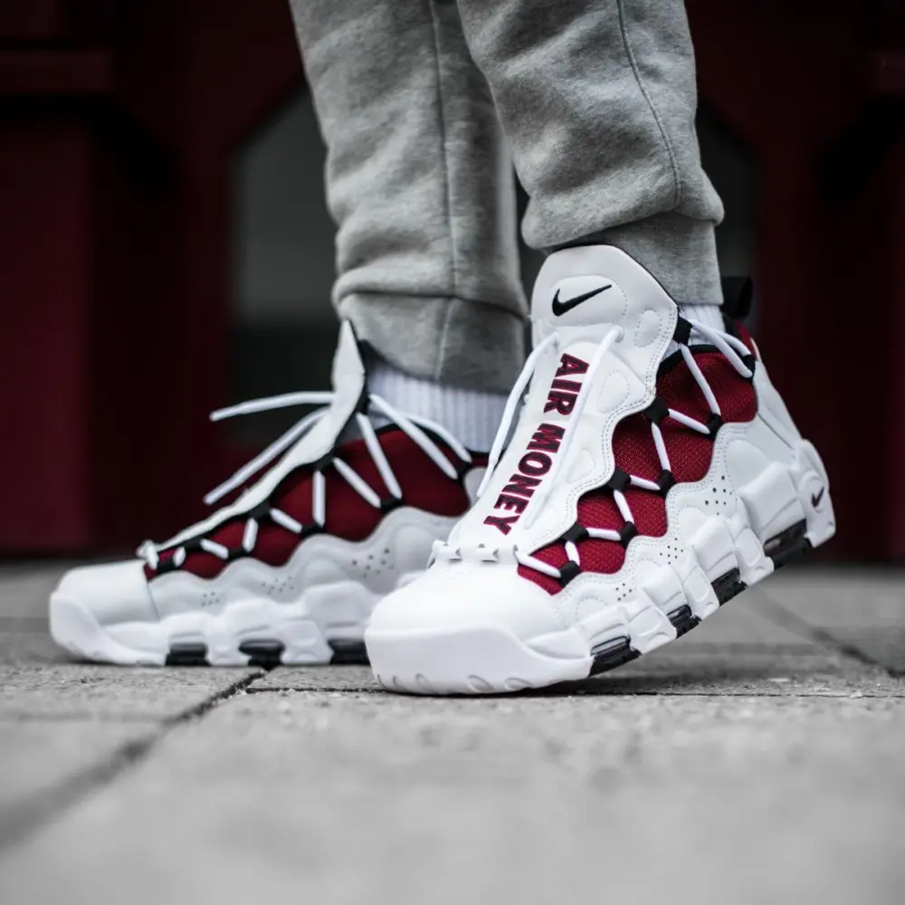Alternative view of Giày Nike Air More Money 'Habanero Red' BV2520-100