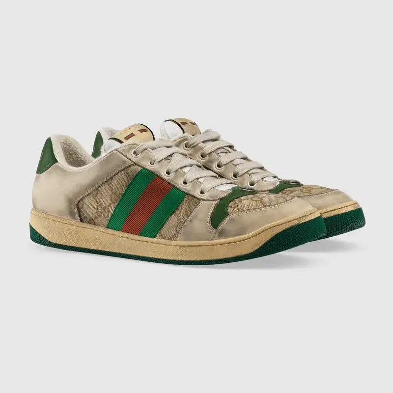 Alternative view of Giày Gucci GG Screener Distressed 'GG Canvas' 546551-9Y920-9666