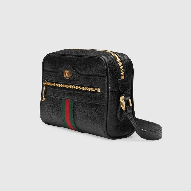 Túi Gucci Leather Ophidia Mini Bag Black 517350 DJ2DG 1060 - Ảnh 4