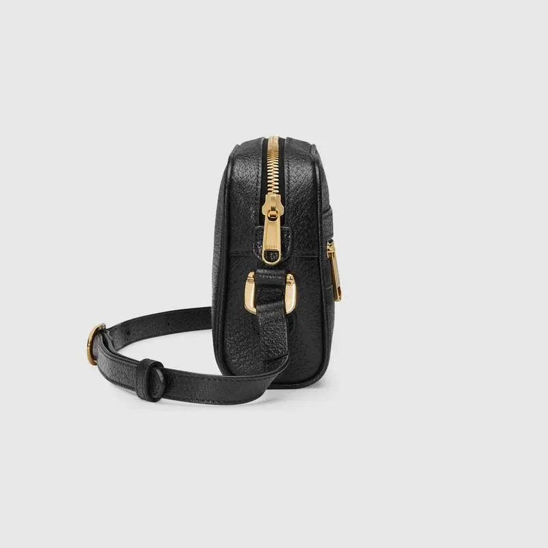 Túi Gucci Leather Ophidia Mini Bag Black 517350 DJ2DG 1060 - Ảnh 3