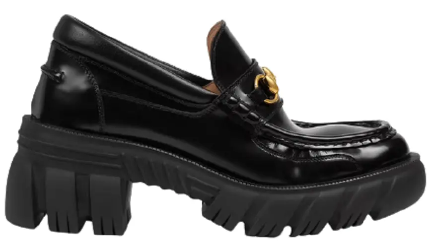 Giày Gucci Women's Loafer With Horsebit Black Leather 656869-DKSD0-1000