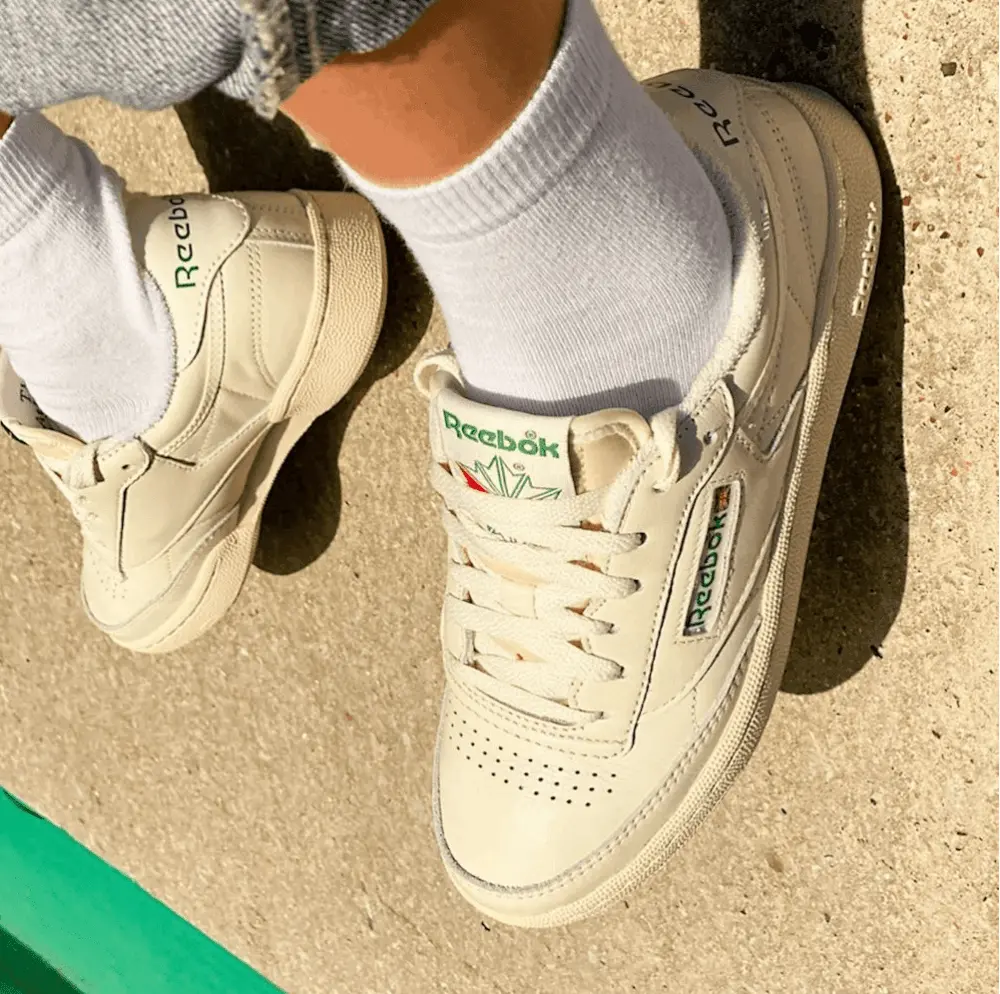 Giày Reebok Club C 85 'Chalk Glen Green' GX3686 - Ảnh 3