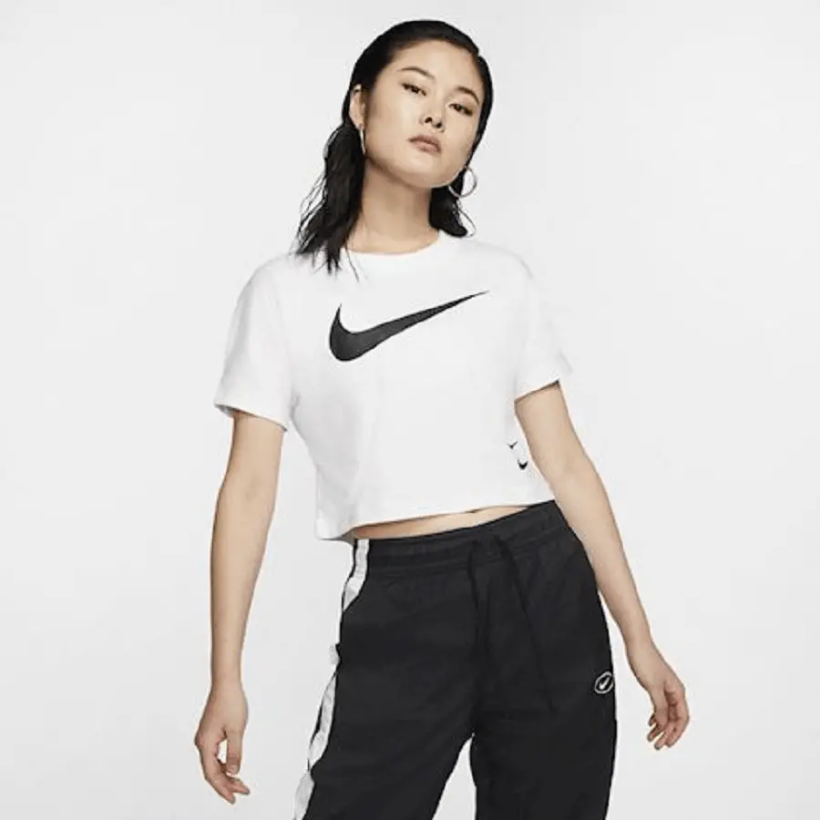 Áo Nike Sportswear Swoosh Women’s Short-Sleeve Top CJ3765-100 - Ảnh 5