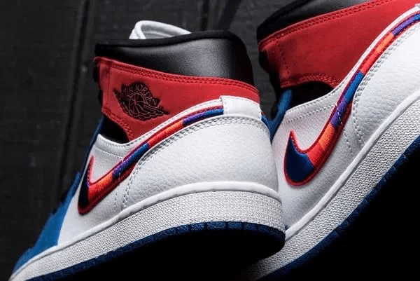 Giày Nike Jordan 1 Mid Multi 'Color Swoosh' 852542-146 - Ảnh 5