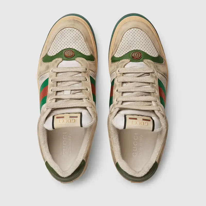 Giày Gucci Screener Distressed 'Green Orange' 546163-0YI20-9582 - Ảnh 3