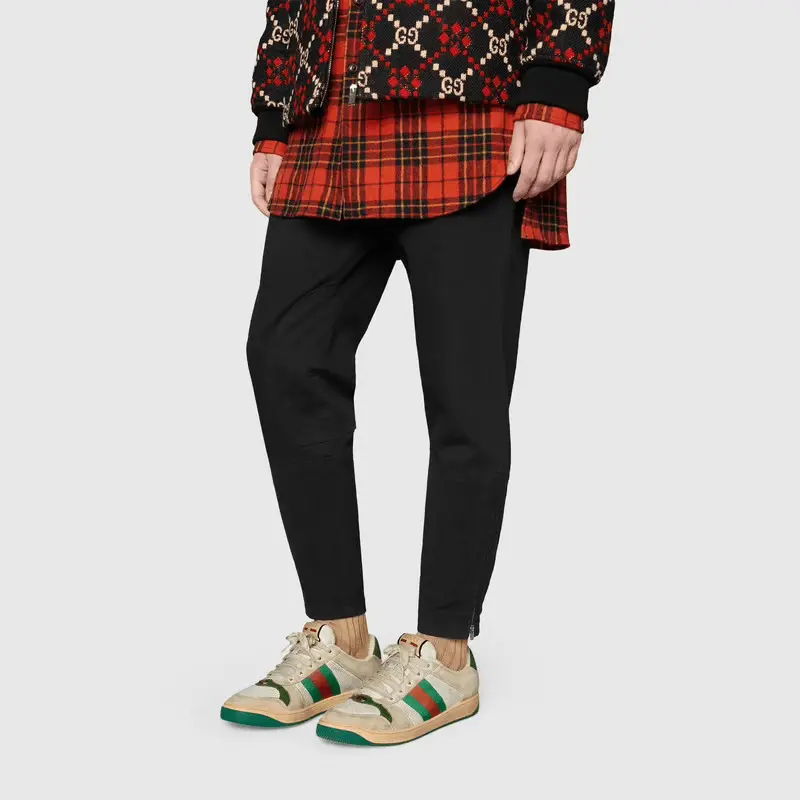 Alternative view of Giày Gucci Screener Distressed 'Green Orange' 546163-0YI20-9582