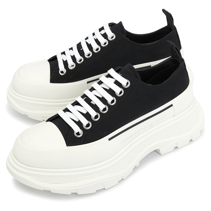 Giày Alexander Mcqueen Tread Slick 'Black' 705660-W4MV2-1070 - Ảnh 4