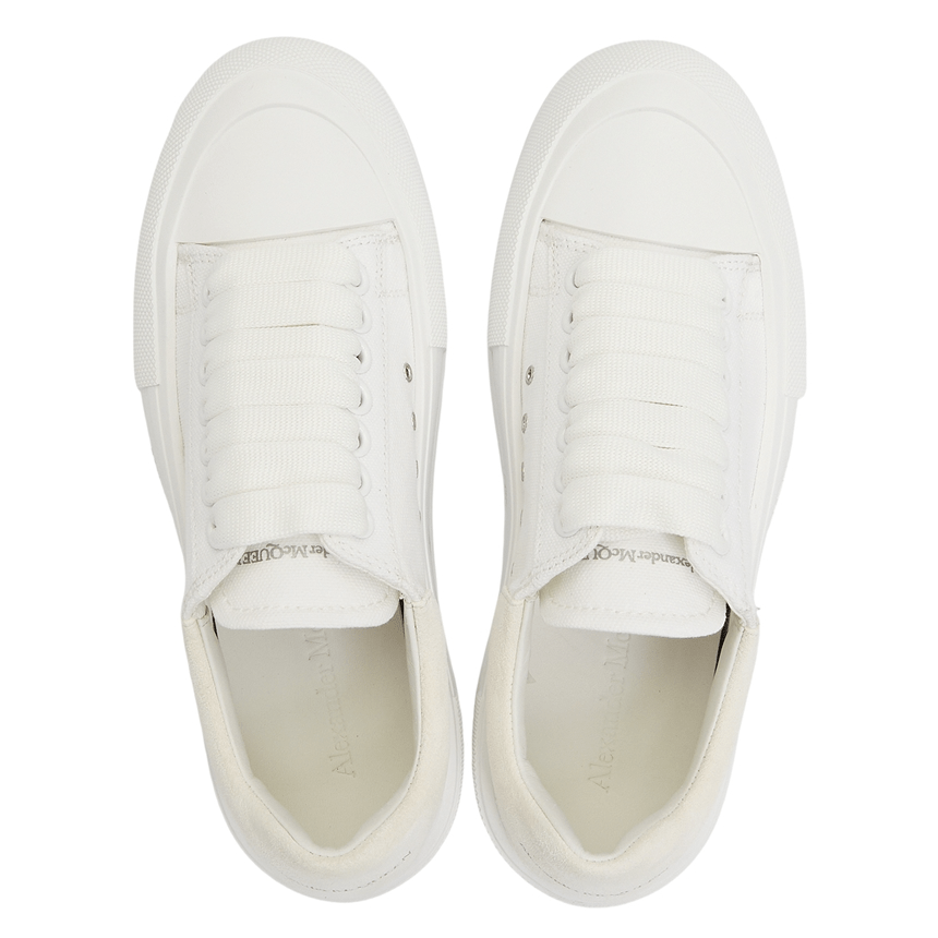 Giày Alexander Mcqueen Deck Plimsol 'White' 697120-W4MV7-9000 - Ảnh 3