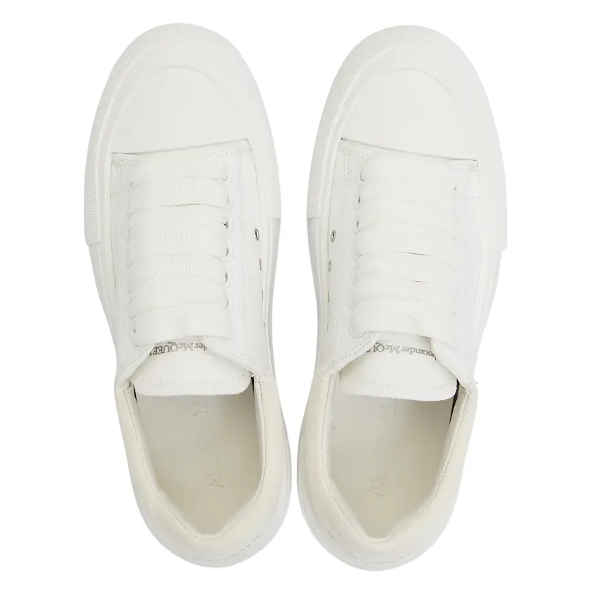 Giày Alexander Mcqueen Deck Plimsol 'White' 697120-W4MV7-9000 - Ảnh 3