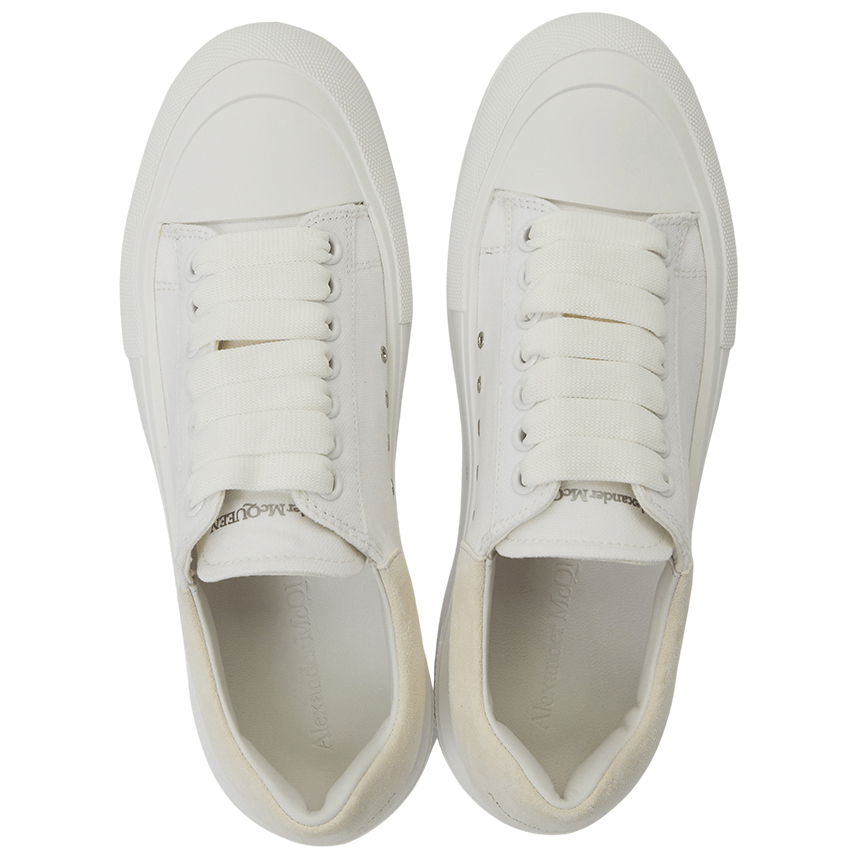 Giày Alexander Mcqueen Deck Plimsol 'White' 707680-W4MV7-9000 - Ảnh 3