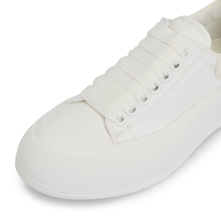 Giày Alexander Mcqueen Deck Plimsol 'White' 697120-W4MV7-9000 - Ảnh 2