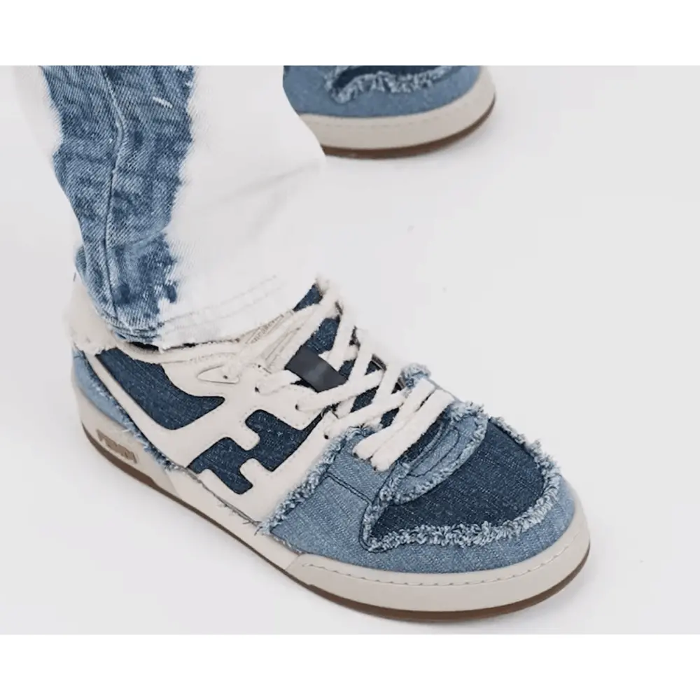 Giày Fendi Match 'Denim' 7E1495AMF1F1JID - Ảnh 3