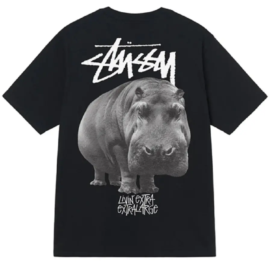 Áo Stussy Big Hippo T-shirt 'Black'