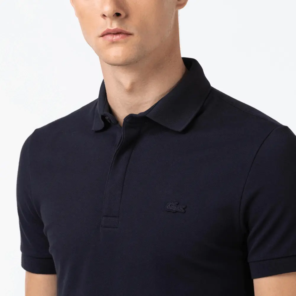Áo Lacoste Men's Paris Polo Regular Fit Stretch Cotton Piqué PH5522-HDE - Ảnh 4
