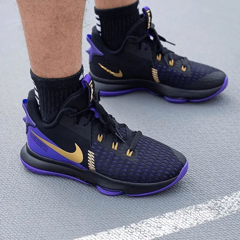 Alternative view of Giày Nike LeBron Witness 5 EP 'Lakers' CQ9381-001