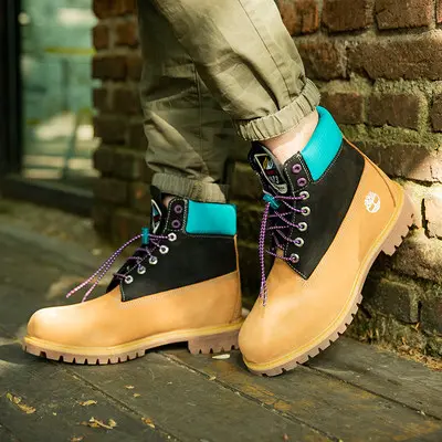 Alternative view of Giày Timberland Men's 6-Inch Premium Waterproof Wheat 'Black' A2N93231