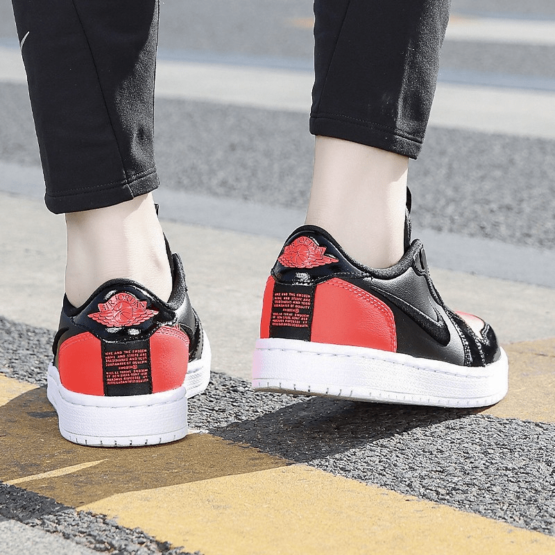 Giày Nike Wmns Air Jordan 1 Low Slip 'Infra-Bred' AV3918-600 - Ảnh 3