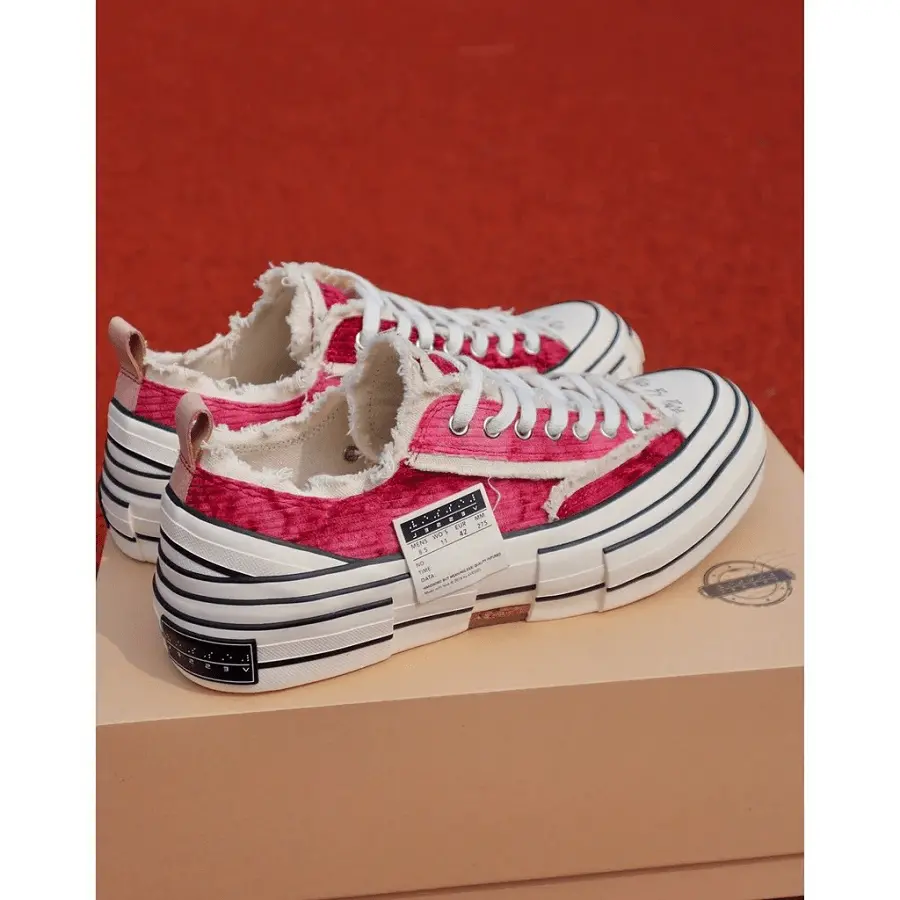 Giày xVESSEL G.O.P Lows Corduroy Red S21X015R - Ảnh 6